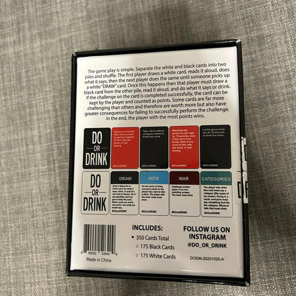 Do or Drink  Win or Blackout Card Game - Picture 2 of 3